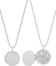 EFFY Mother-of-Pearl Locket Pendant Necklace