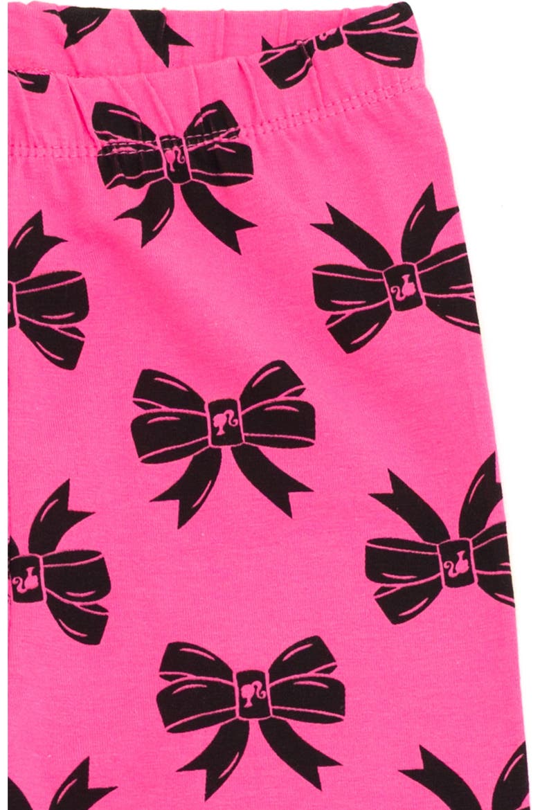 2-Piece T-Shirt and Leggings Set, Alternate, color, Black Pink Bows