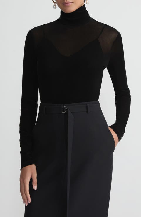 Women's Jersey Knit Turtlenecks | Nordstrom Women's Jersey Knit Turtlenecks | Nordstrom