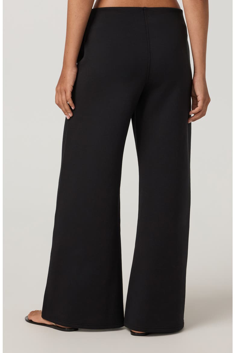 Galaxy High Waist Wide Leg Pants, Alternate, color, BLACK