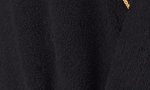 Ralph Lauren Lauren Monogram Fleece Robe In Blue