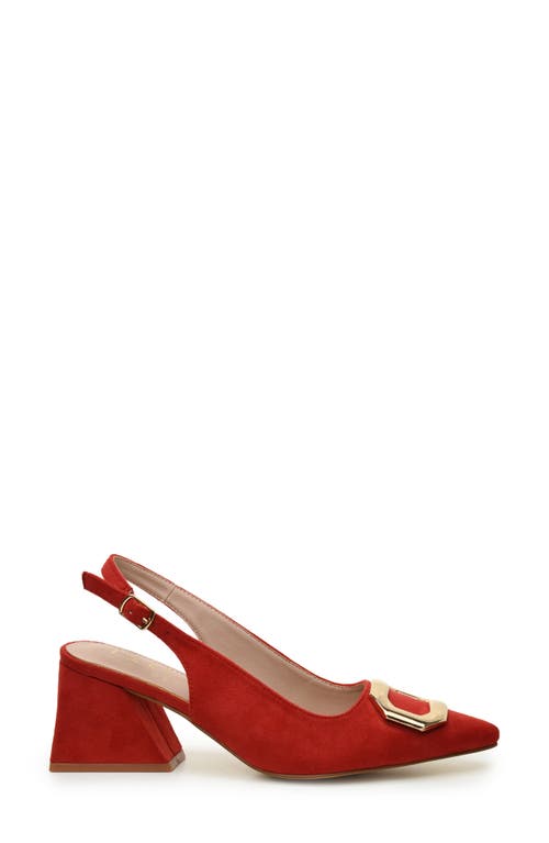 NICOLE MILLER NICOLE MILLER BLOCK HEEL SLINGBACK PUMP