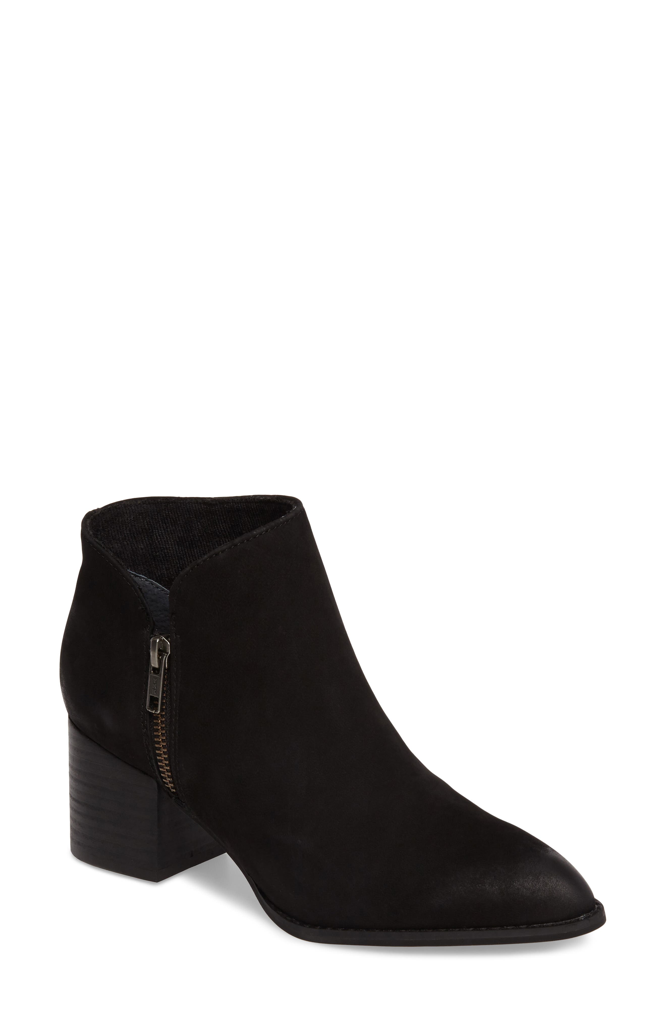 Chaparral Bootie, Main, color, BLACK LEATHER