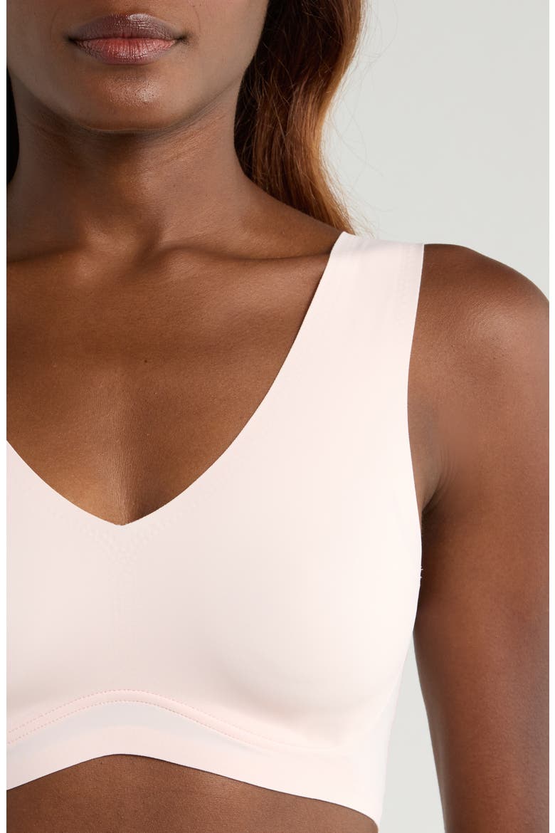 Body Lift V-Neck Bralette, Alternate, color, PEONY