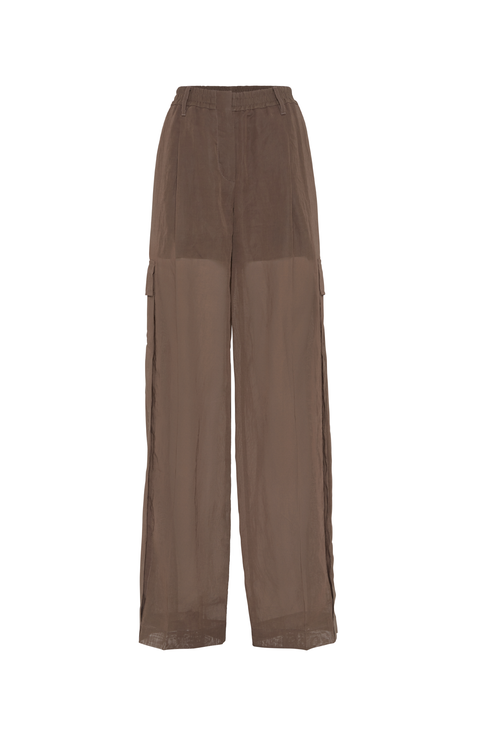 【関税&送料込】Brunello Cucinelli Wide Brown Trousers In Co Brunello Cucinelli wide-leg Trousers | Brown | FARFETCH CA