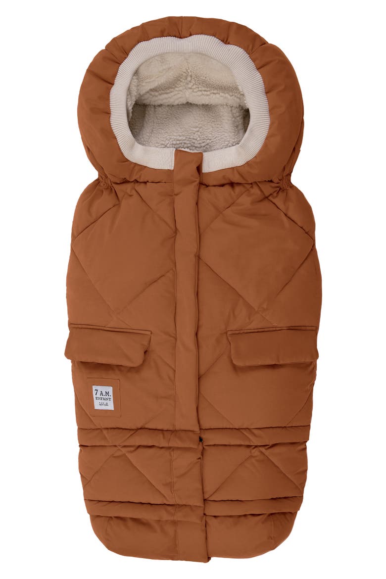 212 evolution® Extendable Stroller & Car Seat Waterproof Footmuff, Main, color, SPICE QUILTED