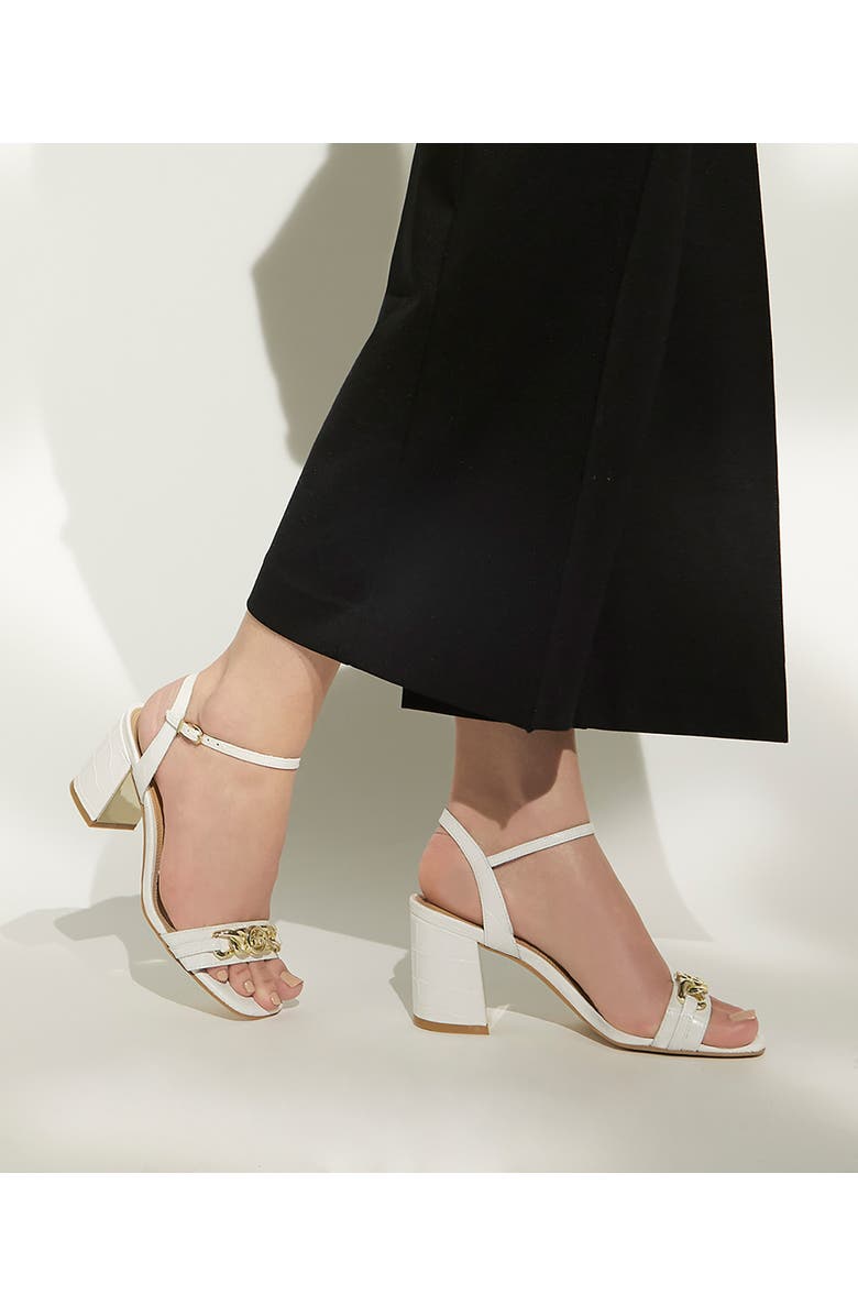 Dune London Manual Ankle Strap Sandal, Alternate, color,