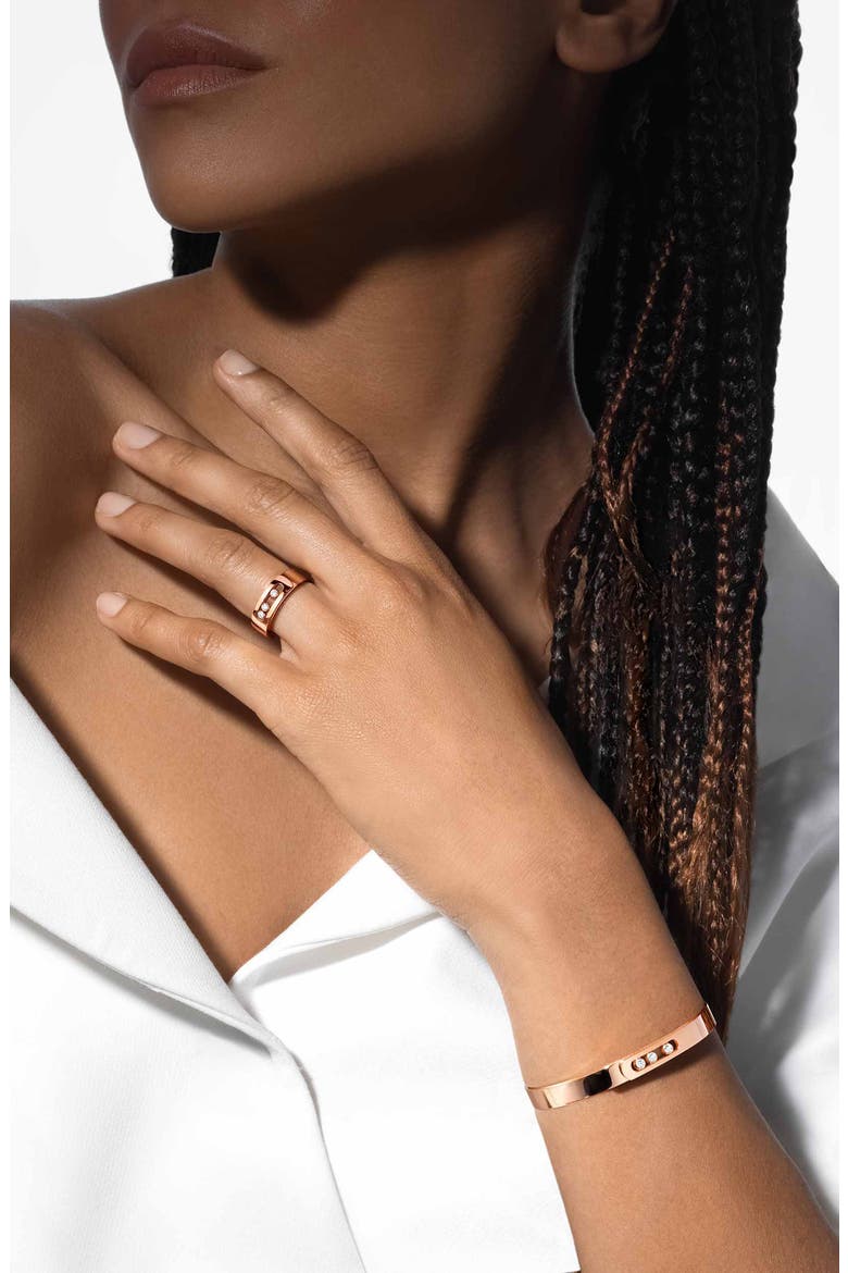 Move Noa Diamond Bangle, Alternate, color, ROSE GOLD
