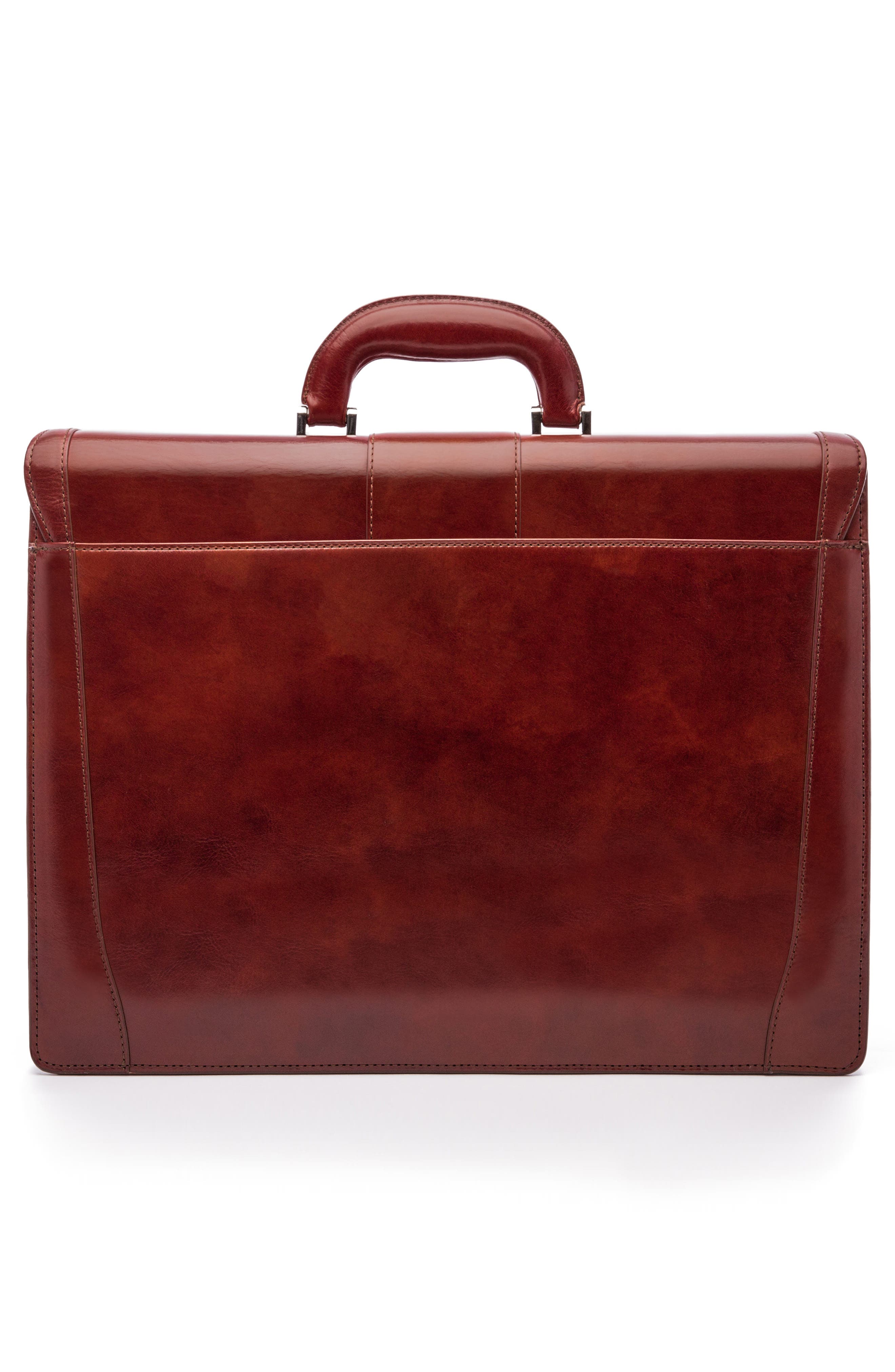 Bosca Leather Double Gusset Briefcase, Alternate, color, 