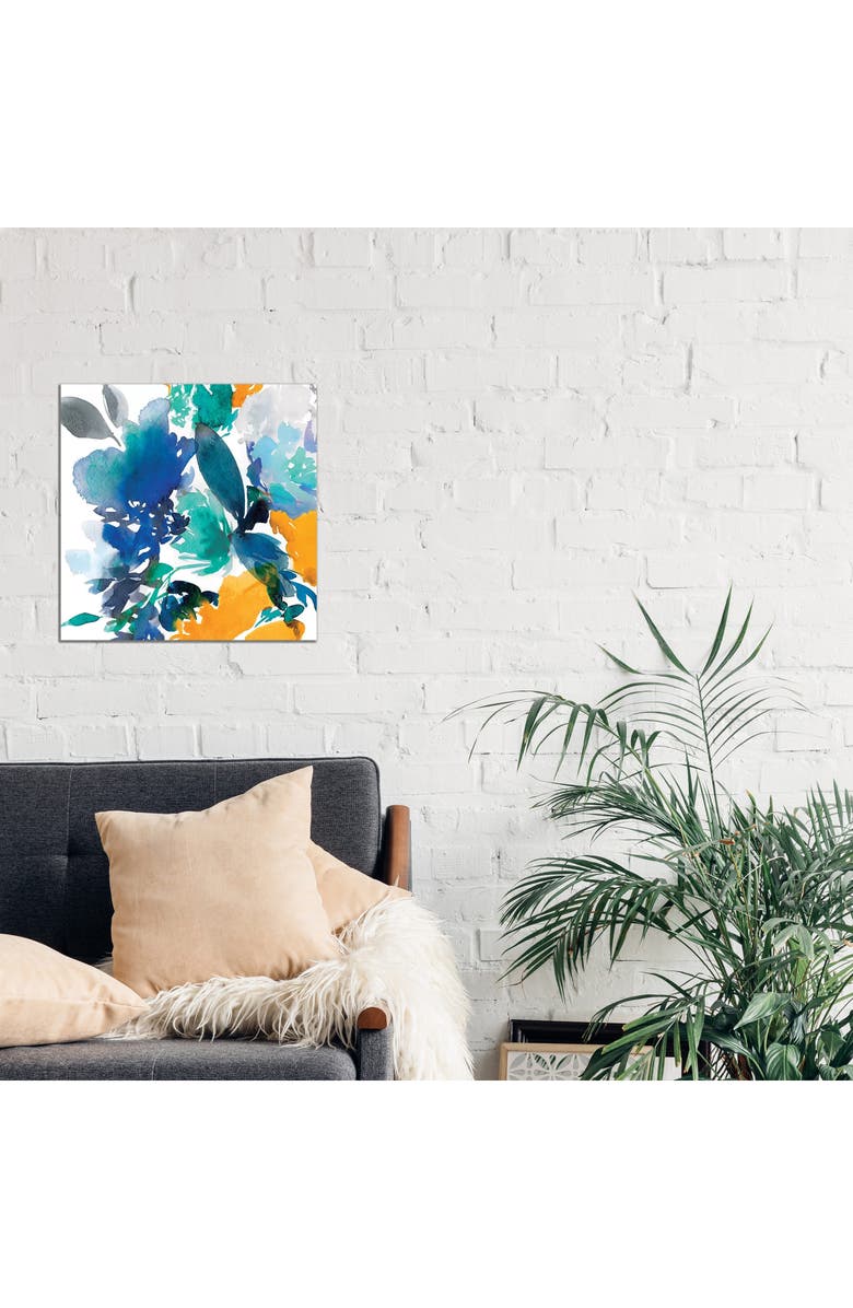 iCanvas Indigo Flower II by Isabelle Z Canvas Wall Art, Alternate, color, Blue