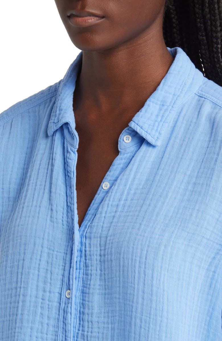 XÍRENA Scout Cotton Gauze Shirt, Alternate, color, 