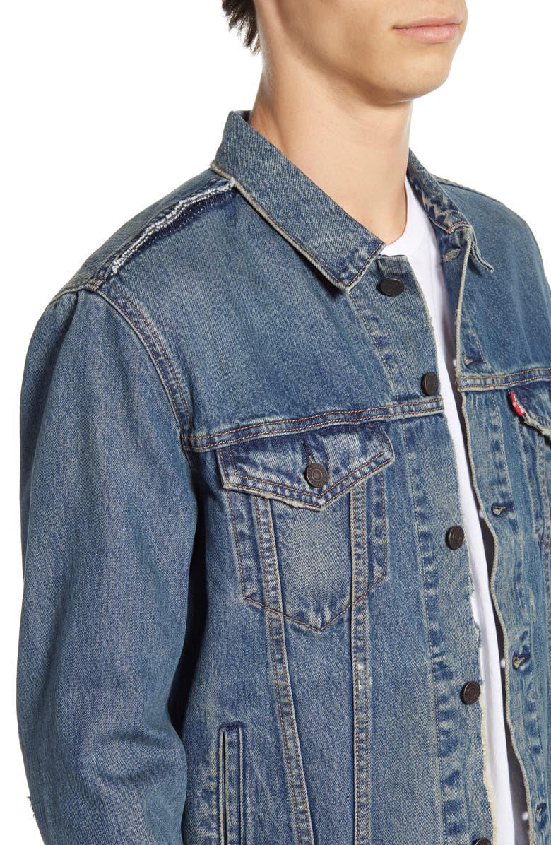 Levi's<sup>®</sup> Denim Trucker Jacket, Alternate, color,