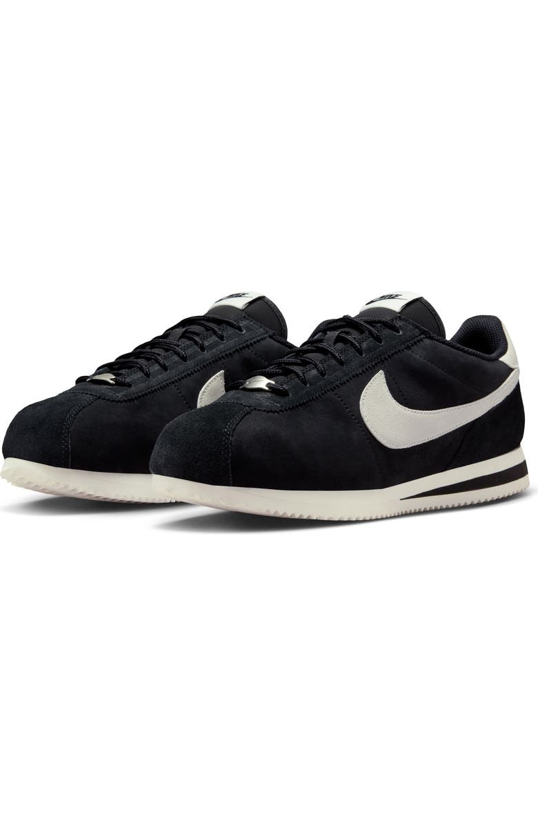 Nike Cortez Premium Sneaker, Main, color, Black/ Sail