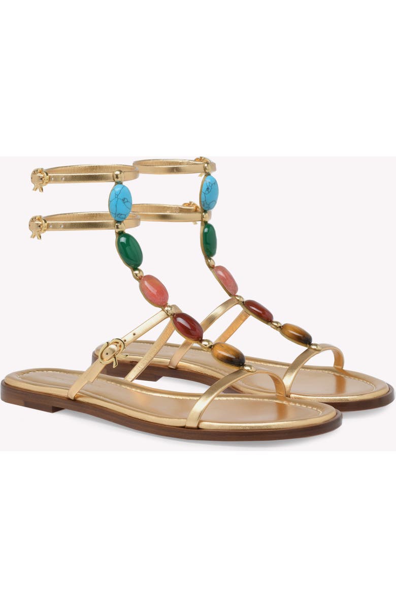 Gianvito Rossi Shanti 05 Sandals, Alternate, color, Metallic Gold