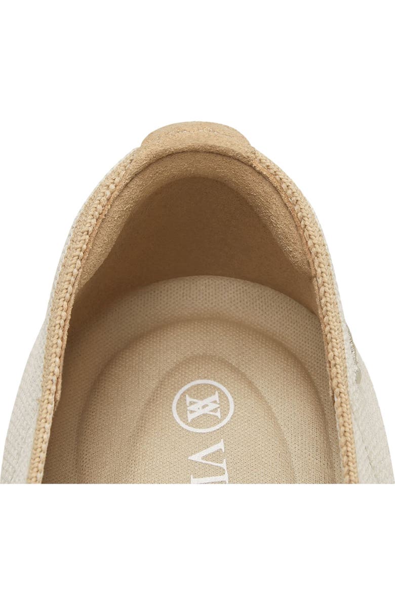 VIVAIA Pointed-Toe Bow Loafers, Alternate, color, Ivory Nude