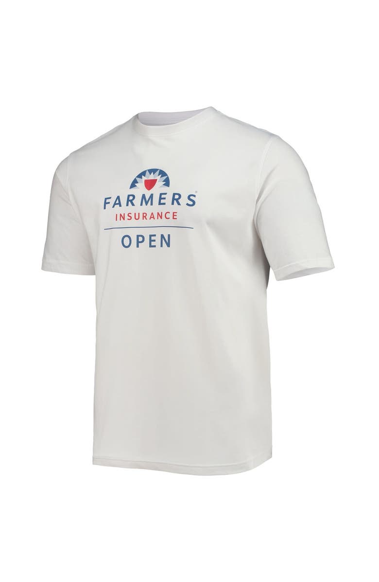 AHEAD Men's Ahead White Farmers Insurance Open Pembroke Dress T-Shirt, Alternate, color, White