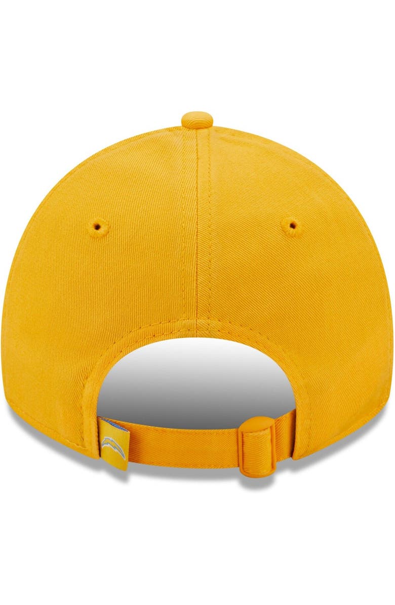 New Era Women's New Era Gold Los Angeles Chargers Core Classic 2.0 9TWENTY Adjustable Hat, Alternate, color, 