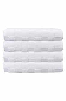 Brooks Brothers Waffle Terry 4-Piece Turkish Cotton Bath Towel Set