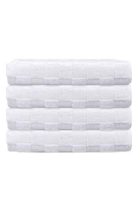 Brooks Brothers Waffle Terry 4-Piece Turkish Cotton Bath Towel Set