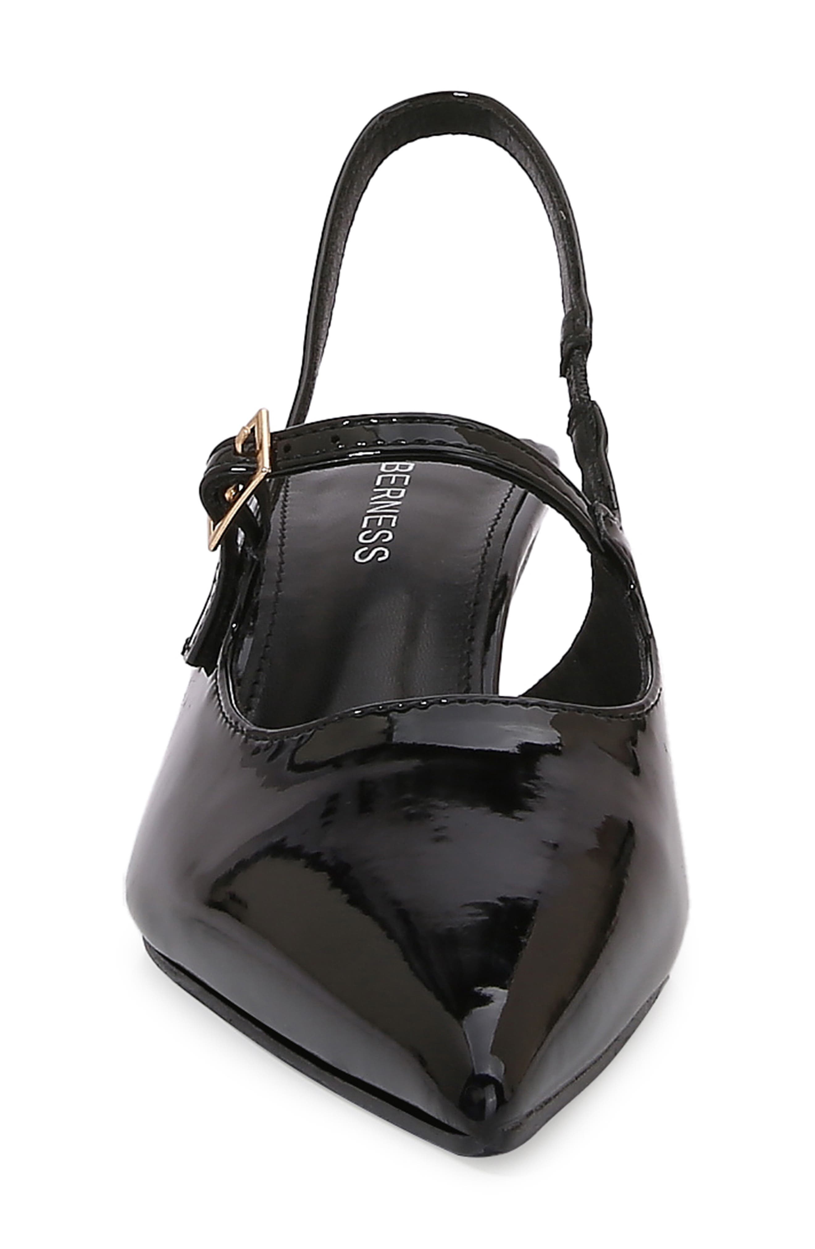 BERNESS Corrie Kitten Heel Slingback Pump, Alternate, color, Black