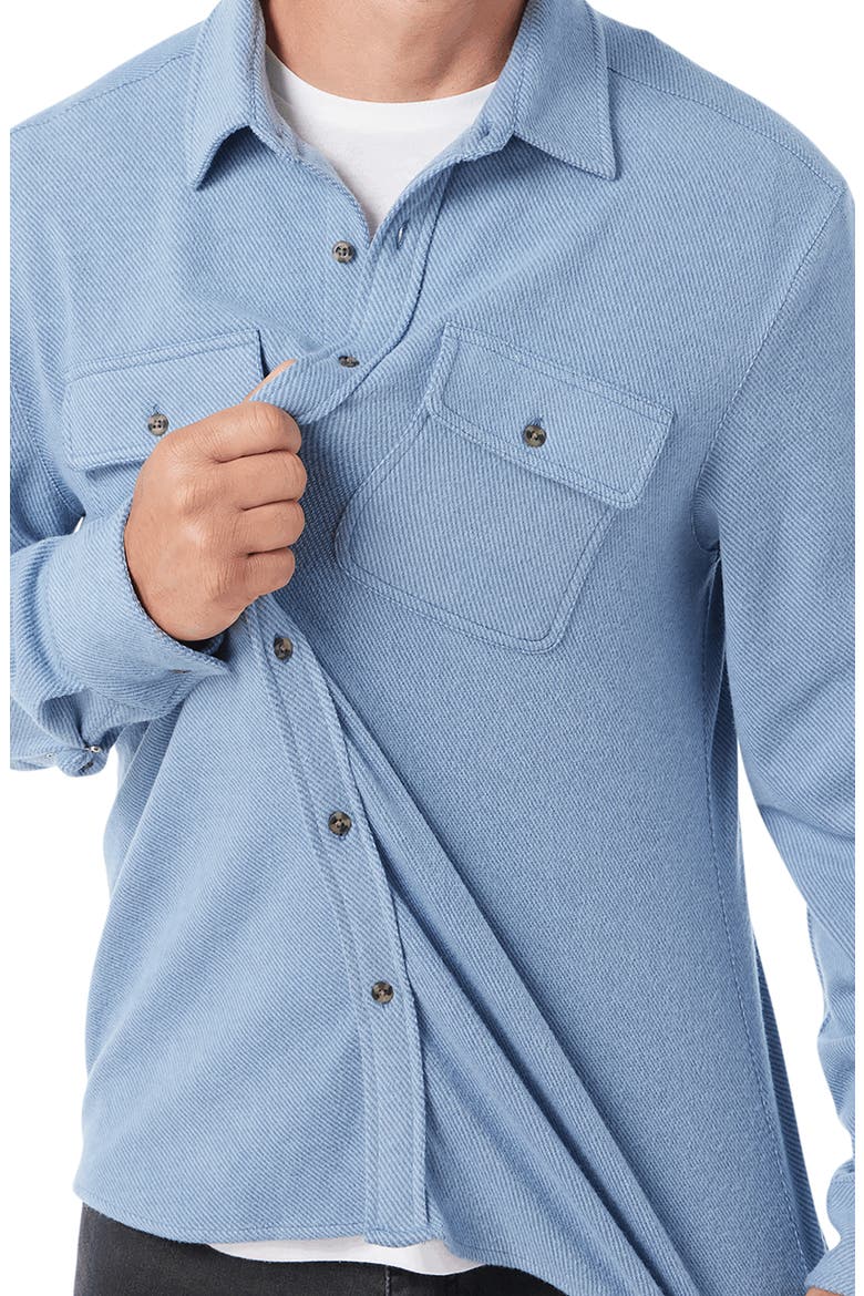 Dunewood Stretch Flannel Button-Up Shirt, Alternate, color, MARITIME TWILL