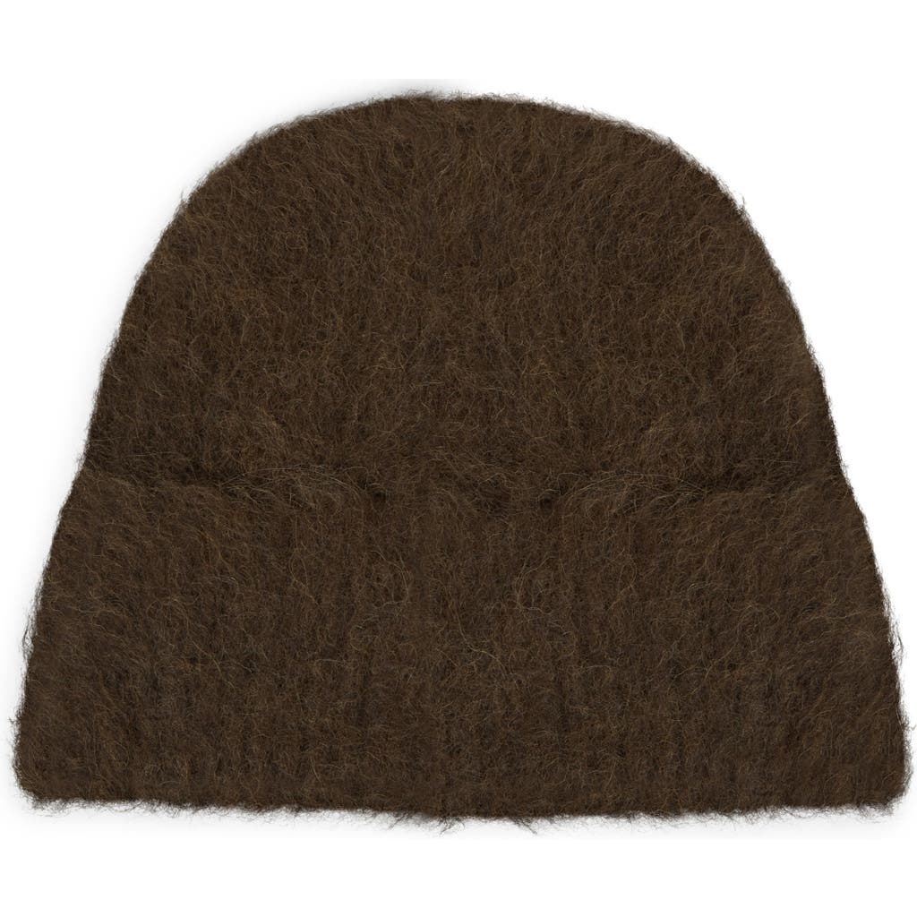 Totême Toteme Alpaca Blend Beanie In Brown