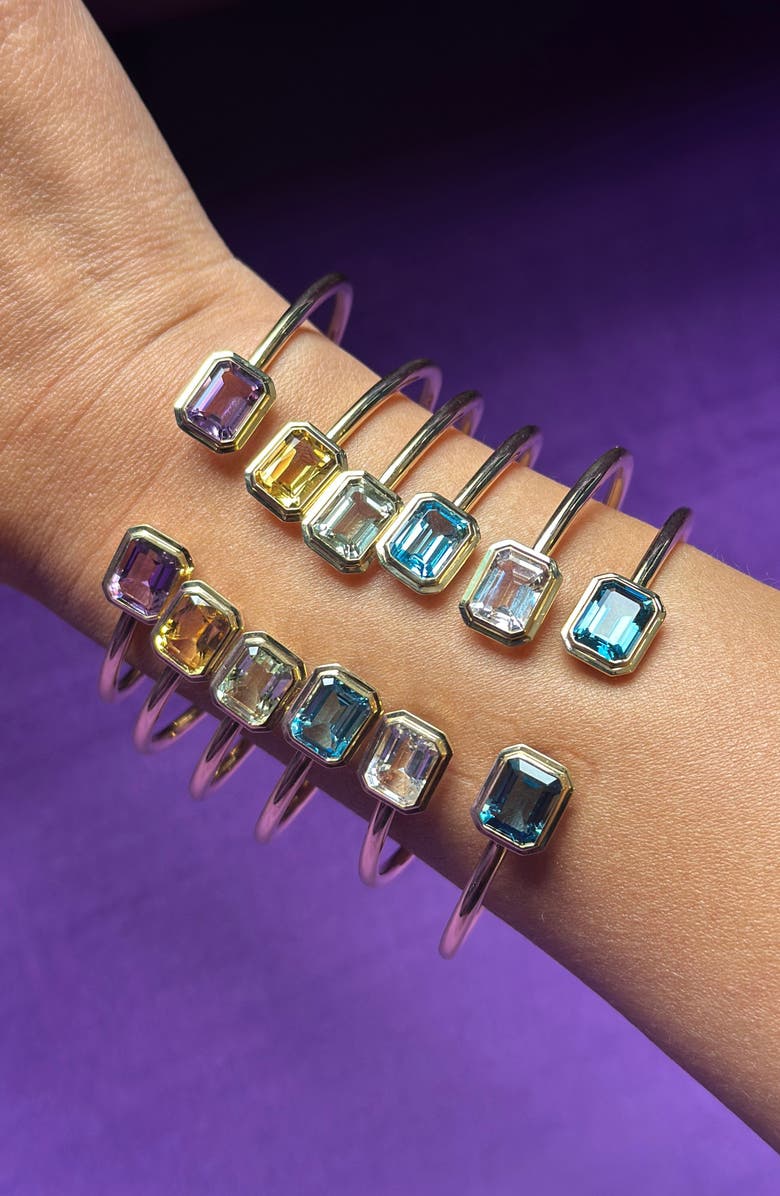 GOSHWARA Manhattan Round Flex Cuff, Alternate, color, Pale Blue