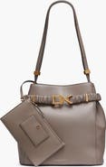 Donna Karan New York Gingham Bucket Bag