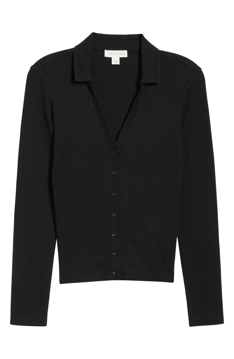 Treasure & Bond Button Front Knit Top, Alternate, color,