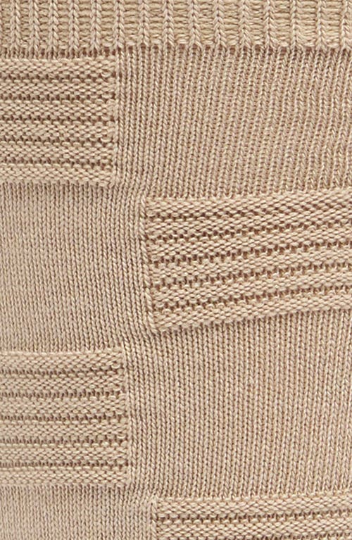 Nordstrom Textured Check Viscose Blend Socks