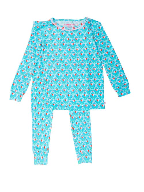 Shop Rufflebutts Softsnooze Girls Ruffle Long Sleeve Pajama Set