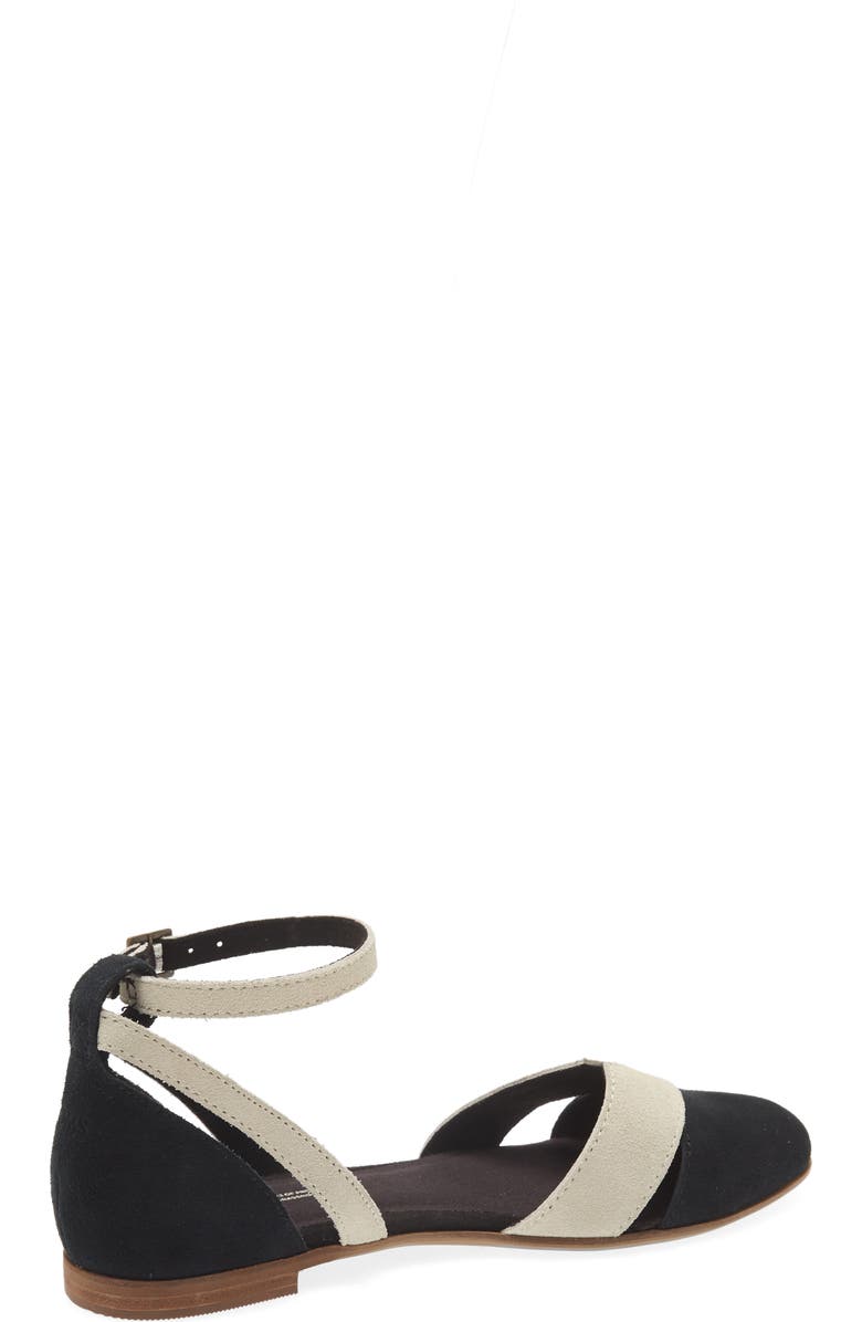 TOMS Juliannah Ankle Strap d'Orsay Flat, Alternate, color,