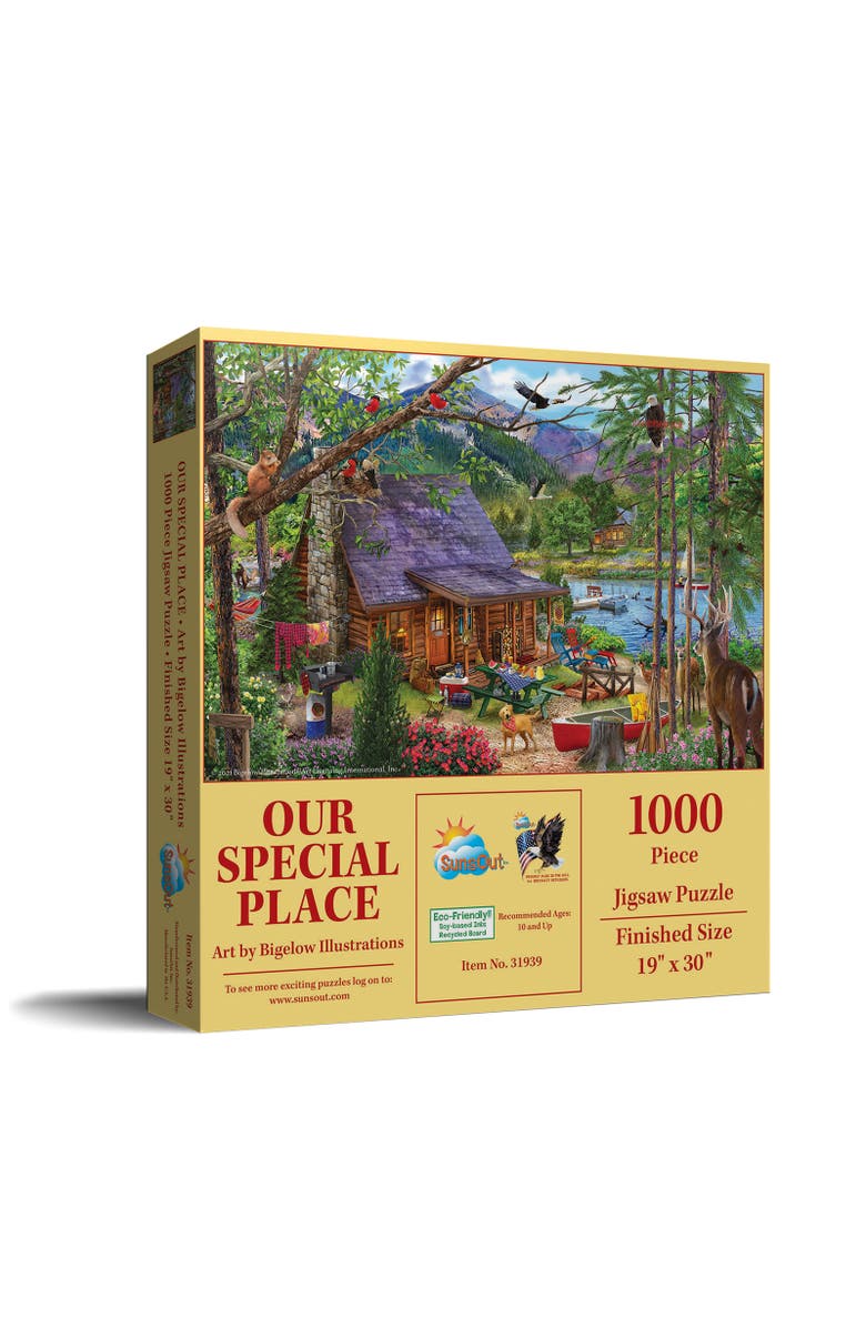 Sunsout Our Special Place 1000 piece Jigsaw Puzzle for Adults, Main, color, Multicolor