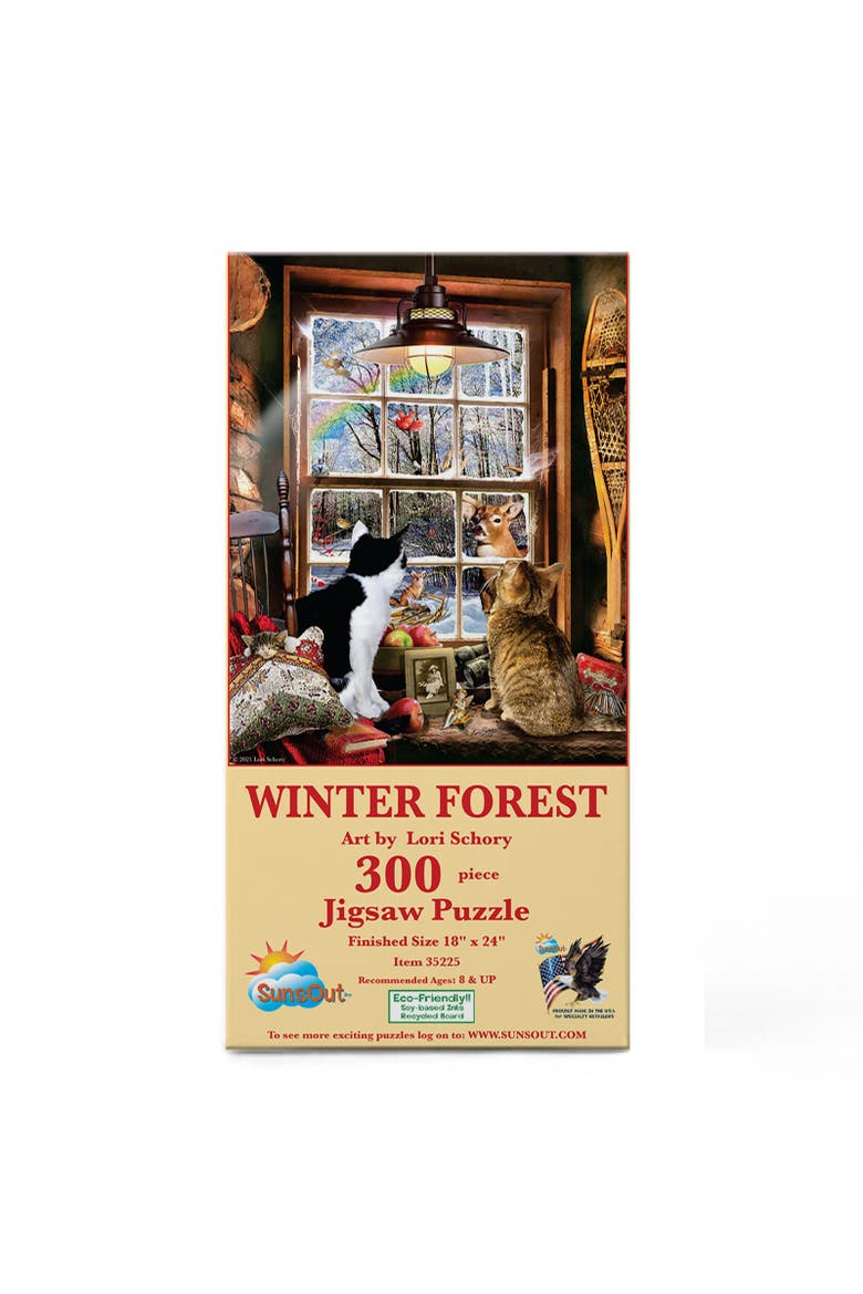 Winter Forest 300 piece Jigsaw Puzzle for Adults, Alternate, color, Multicolor