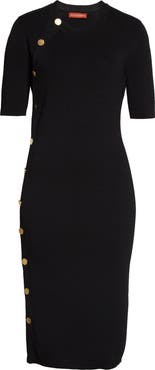 Altuzarra Topaz Side Button Shift Dress