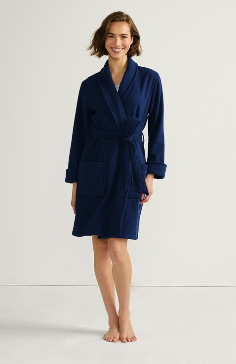 Cotton Terry Knee Length Spa Bath Robe
