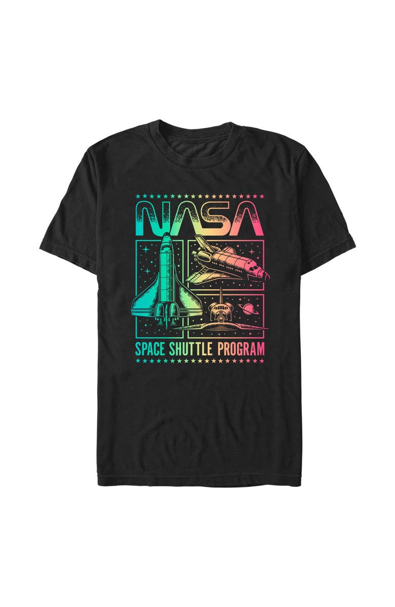 NASA Men's NASA Space Shuttle Program Graphic T-Shirt, Main, color, Black