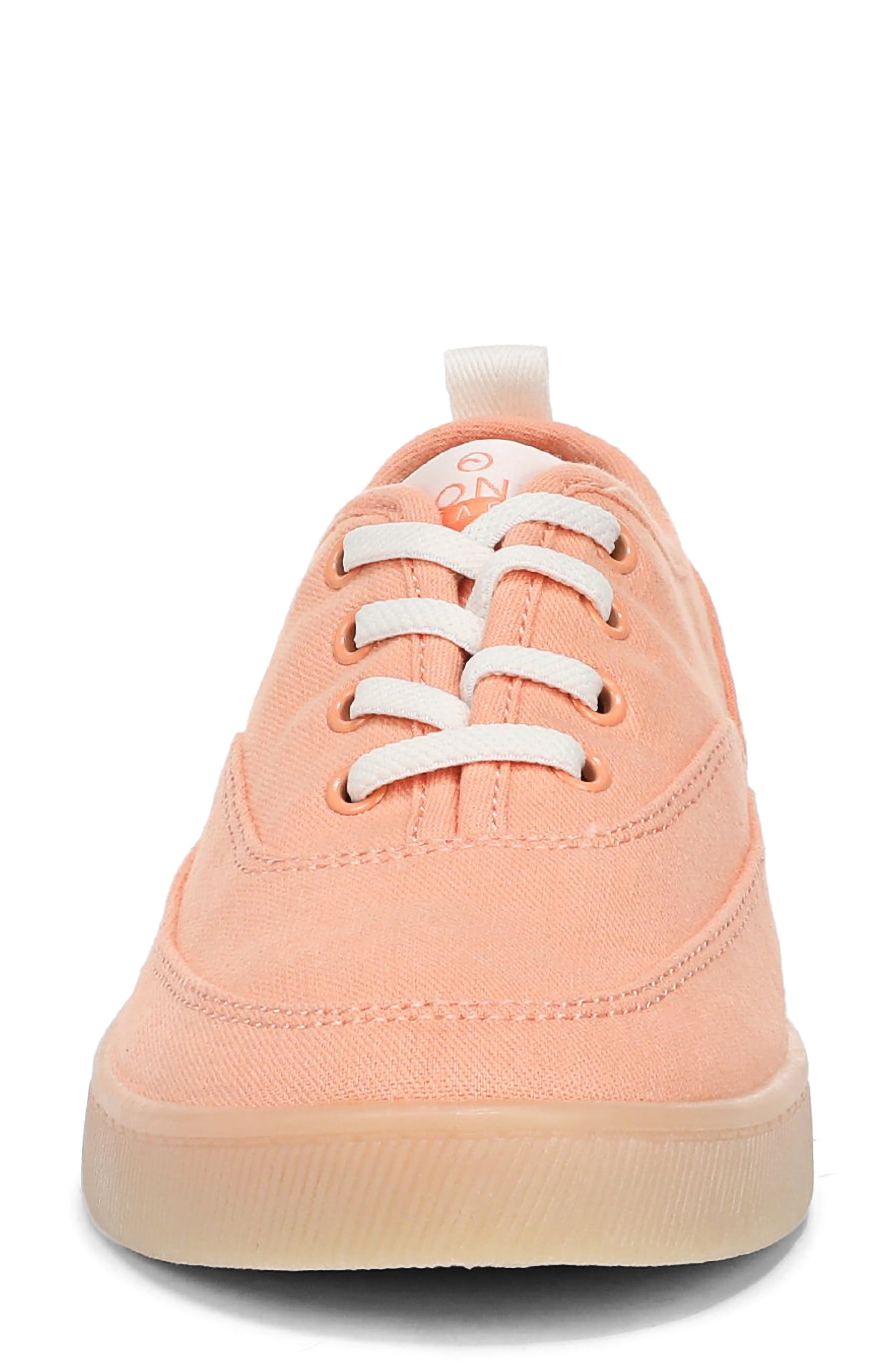 Cyan Sneaker, Alternate, color, SHELL CORAL