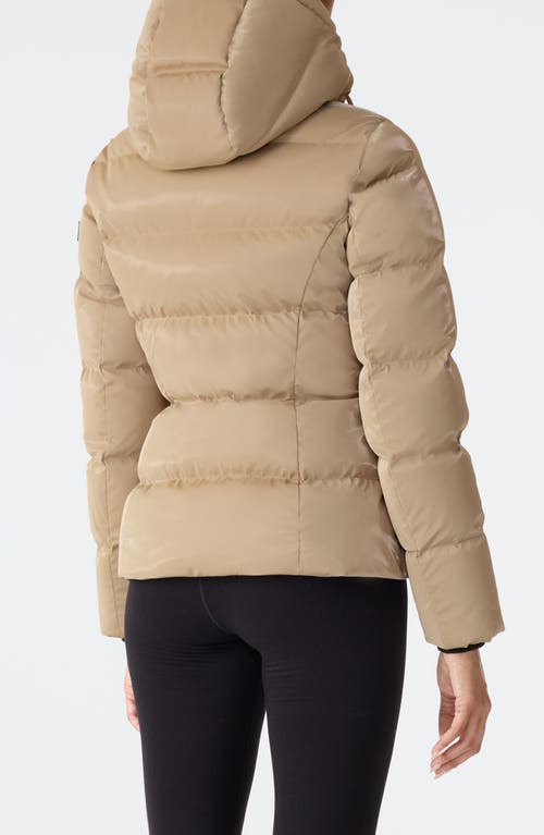 Mackage Madalyn Down Puffer Jacket In Brown