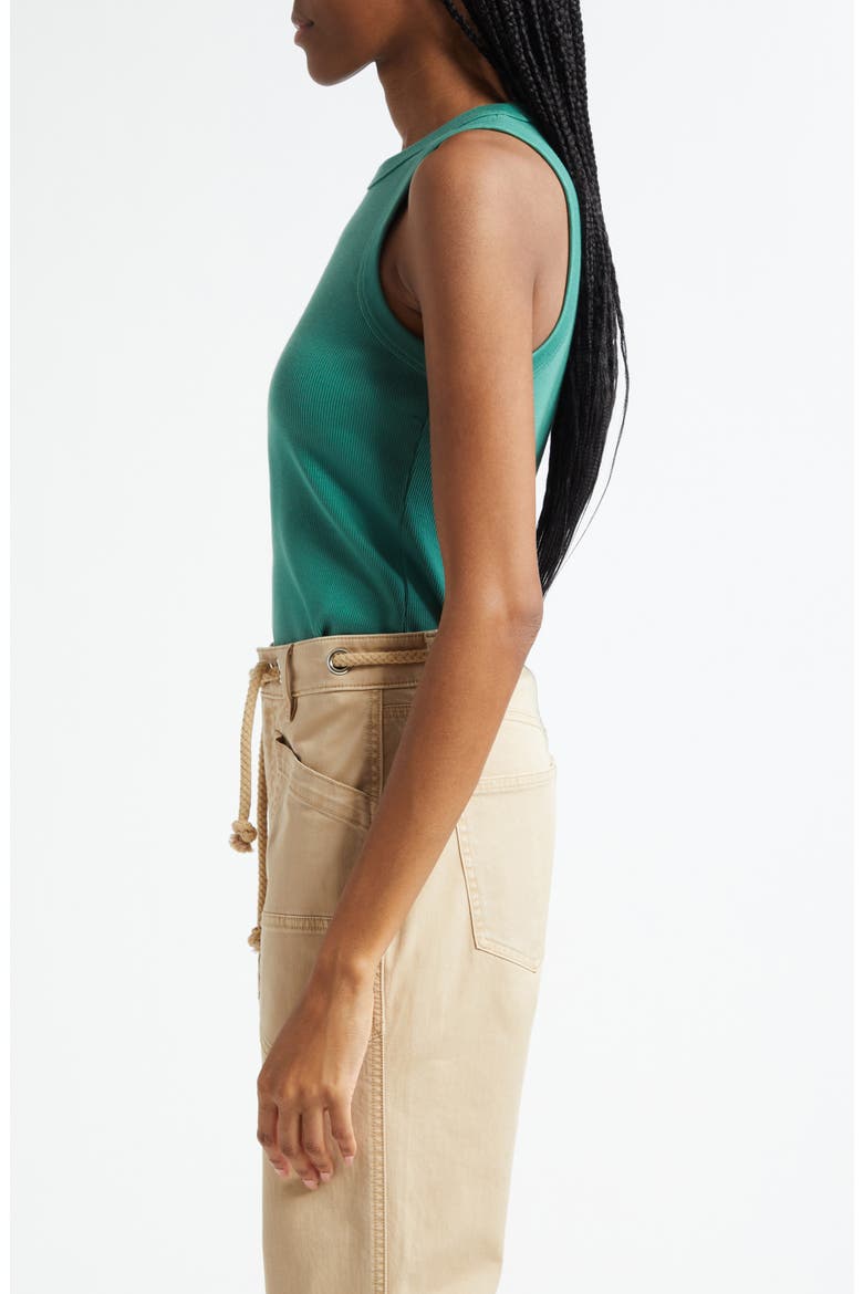 Jordyn Rib Crop Tank, Alternate, color, CLOVER