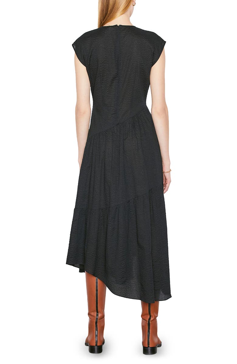 FRAME Gathered Seam Midi Dress, Alternate, color,