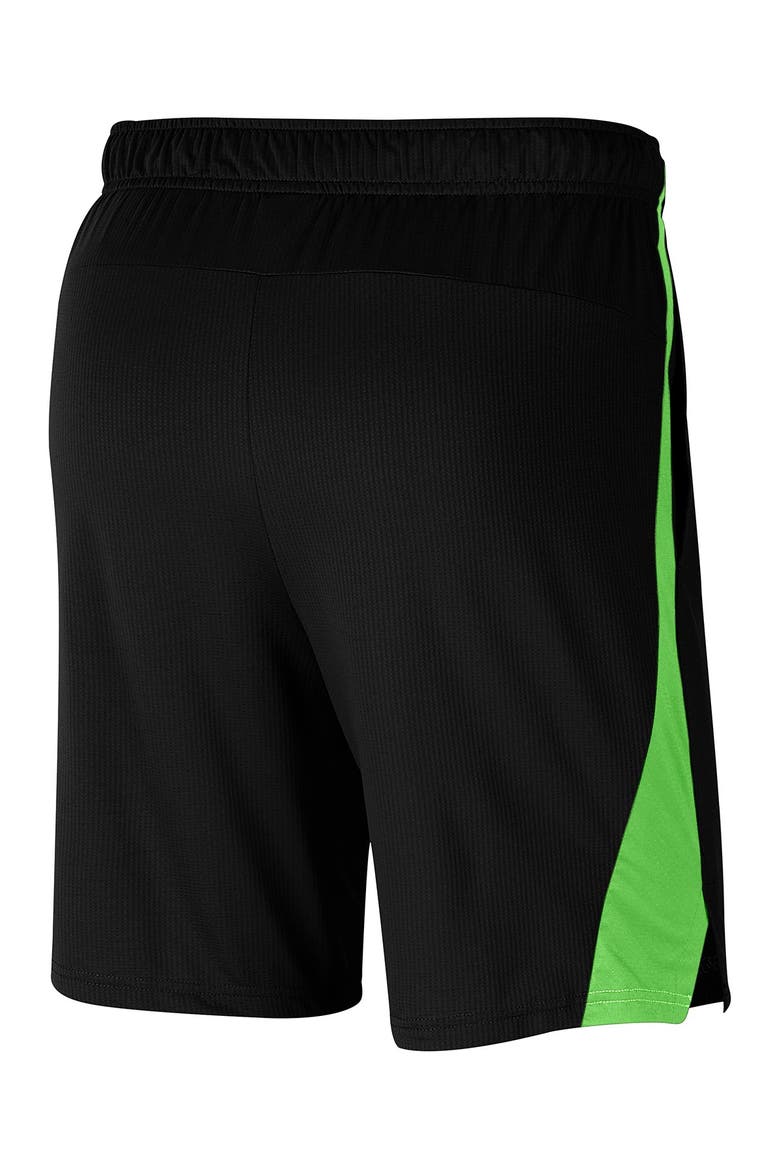 Men's Dri-FIT Hybrid 2.0 Athletic Shorts, Alternate, color, BLACK/MN GRN