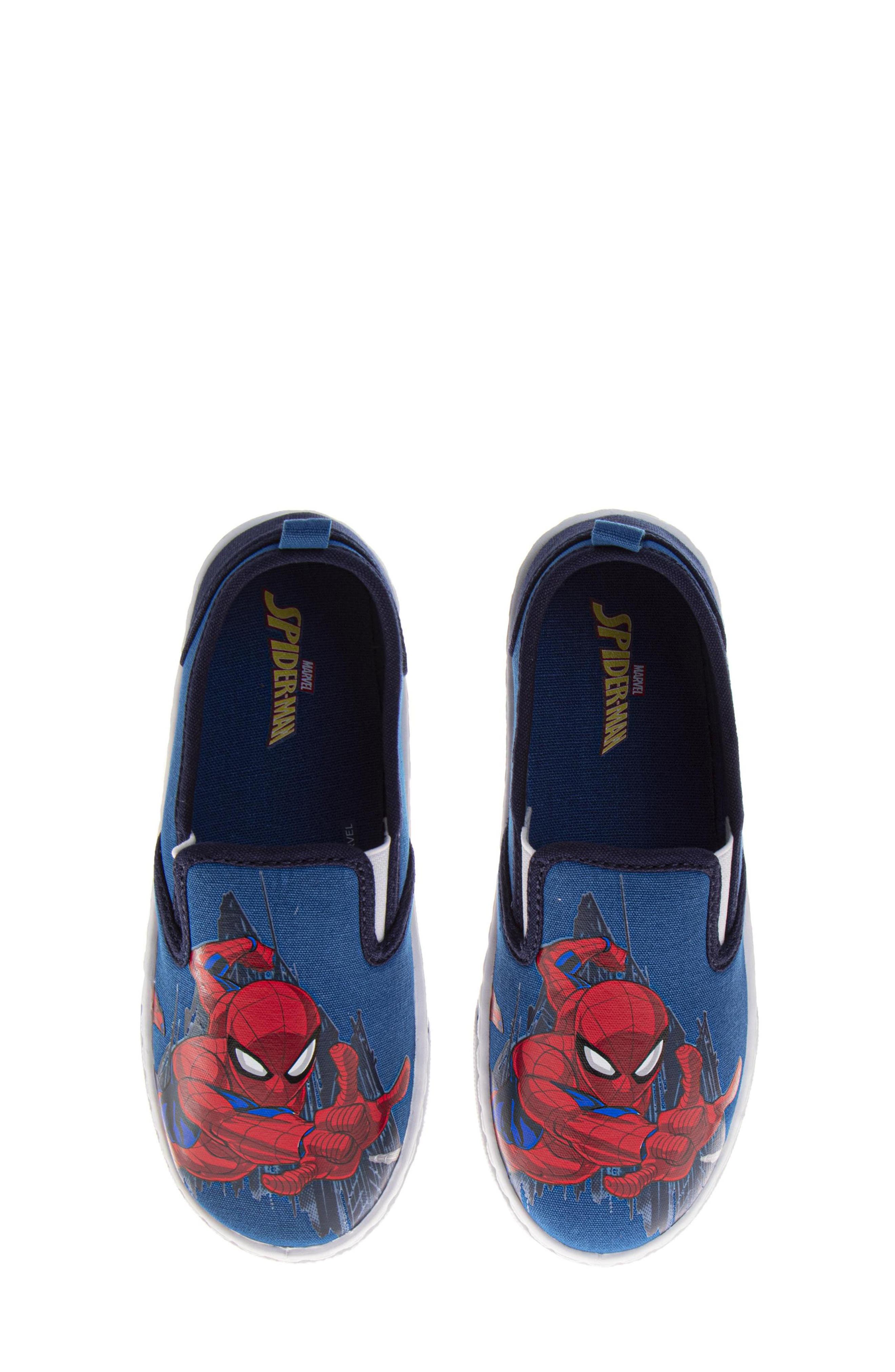 Kids' Marvel City Guardian Spider-Man Sneaker, Alternate, color, NAVY/RED