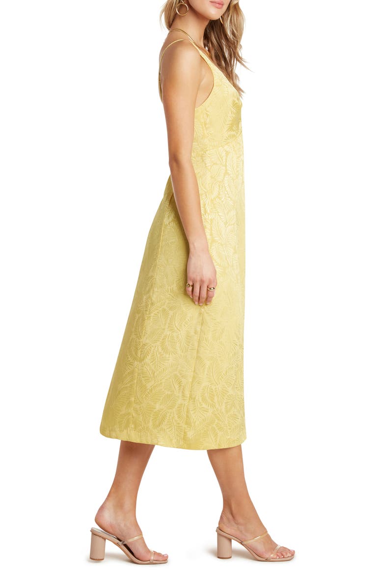 Willow Glenda Twist Front Jacquard Midi Dress, Alternate, color, 