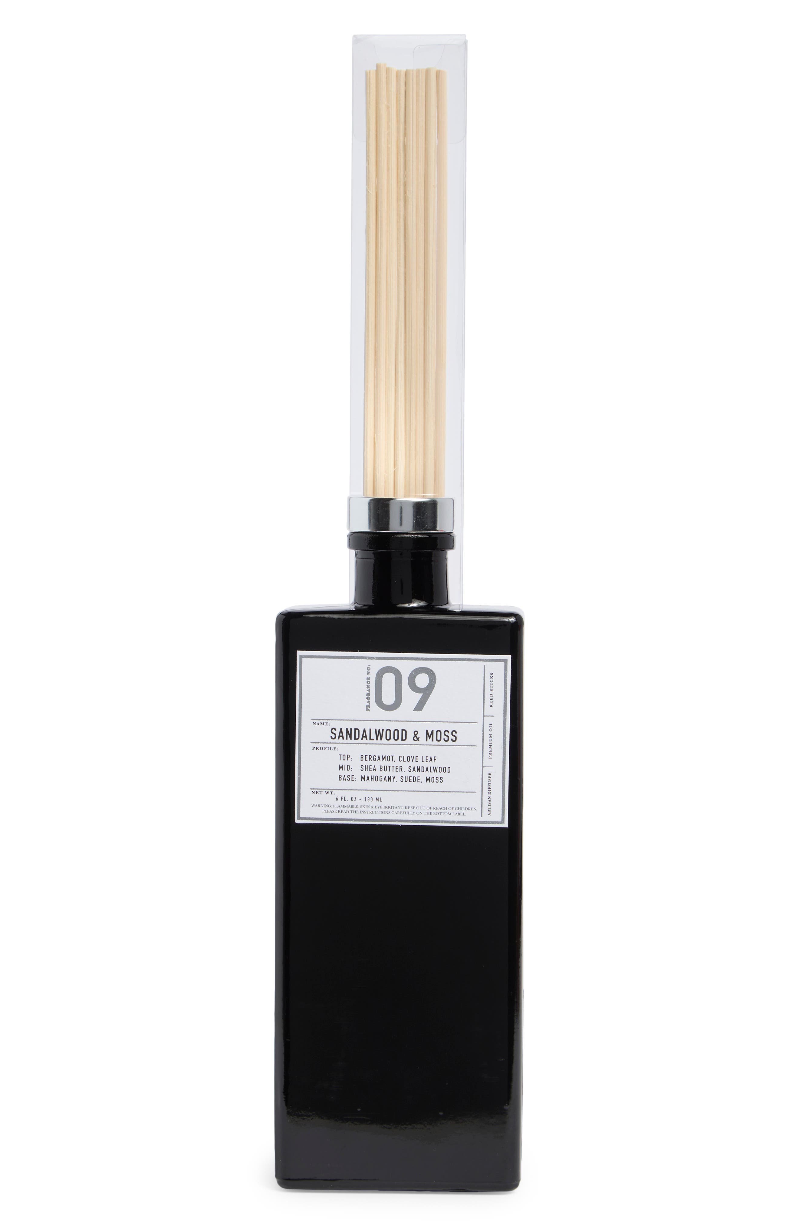 PORTOFINO CANDLES Neutrals Sandalwood & Moss Reed Diffuser