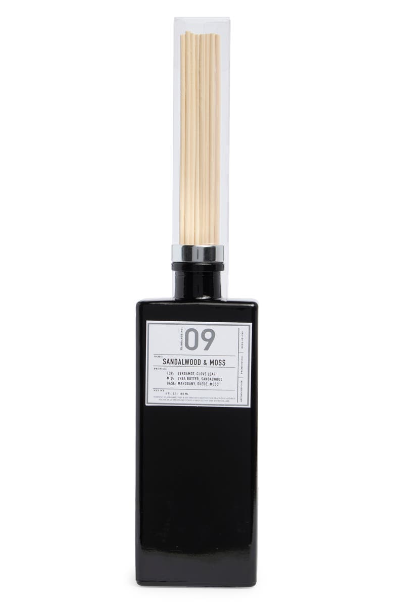 PORTOFINO CANDLES Neutrals Sandalwood & Moss Reed Diffuser, Main, color, Sandalwood Moss