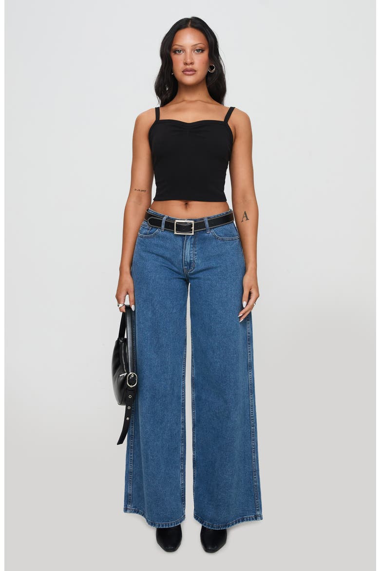 Essential Rib Camisole, Alternate, color, BLACK