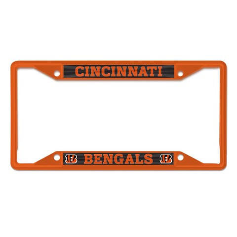 Cincinnati Bengals Chrome Color License Plate Frame