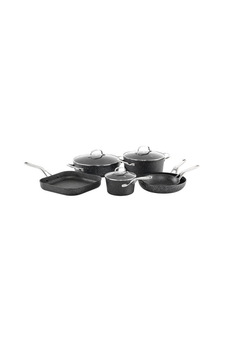 IRONROC™ 9-Piece Cookware Set, Main, color, BLACK