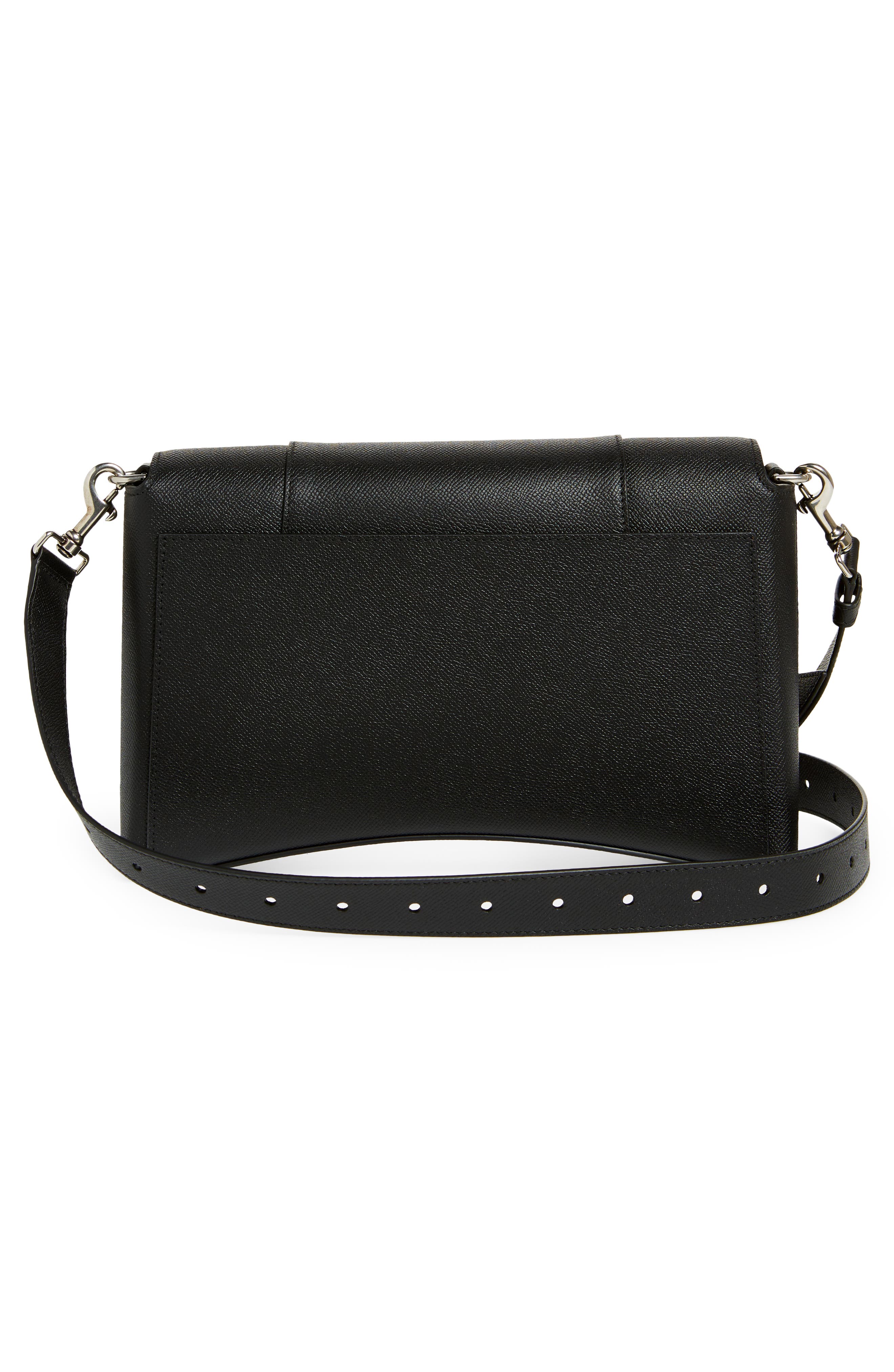 Balenciaga Downtown Grained Leather Crossbody Bag, Alternate, color, 